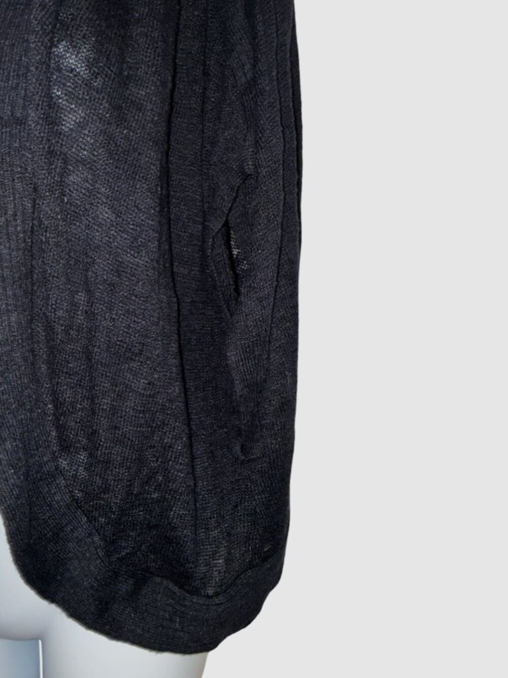 Sz.3X*Lane Bryant*Black Knit Sleeveless Shrug - Picture 8 of 8